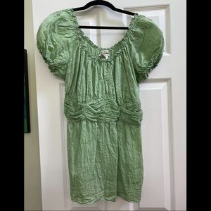 NWOT M.S.S.P. Max Studio Empire Peasant Blouse 2x